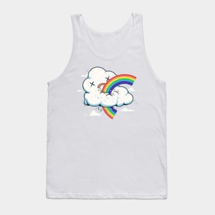 Cloud Hates Rainbow T Shirt Tank Top